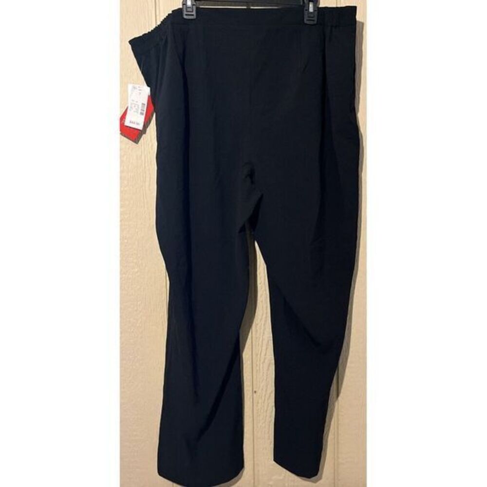 Maggie Barnes Career Dress PantsWomen's Plus Size 7‎ Black  Solid High Rise - Picture 2 of 5